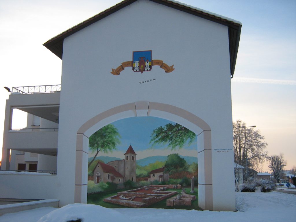 Peinture sur facade à Belfort